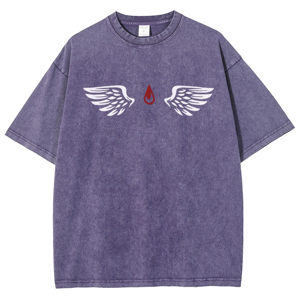 Warhammer 40K Blood Angels Printed Unisex Washed T-Shirt