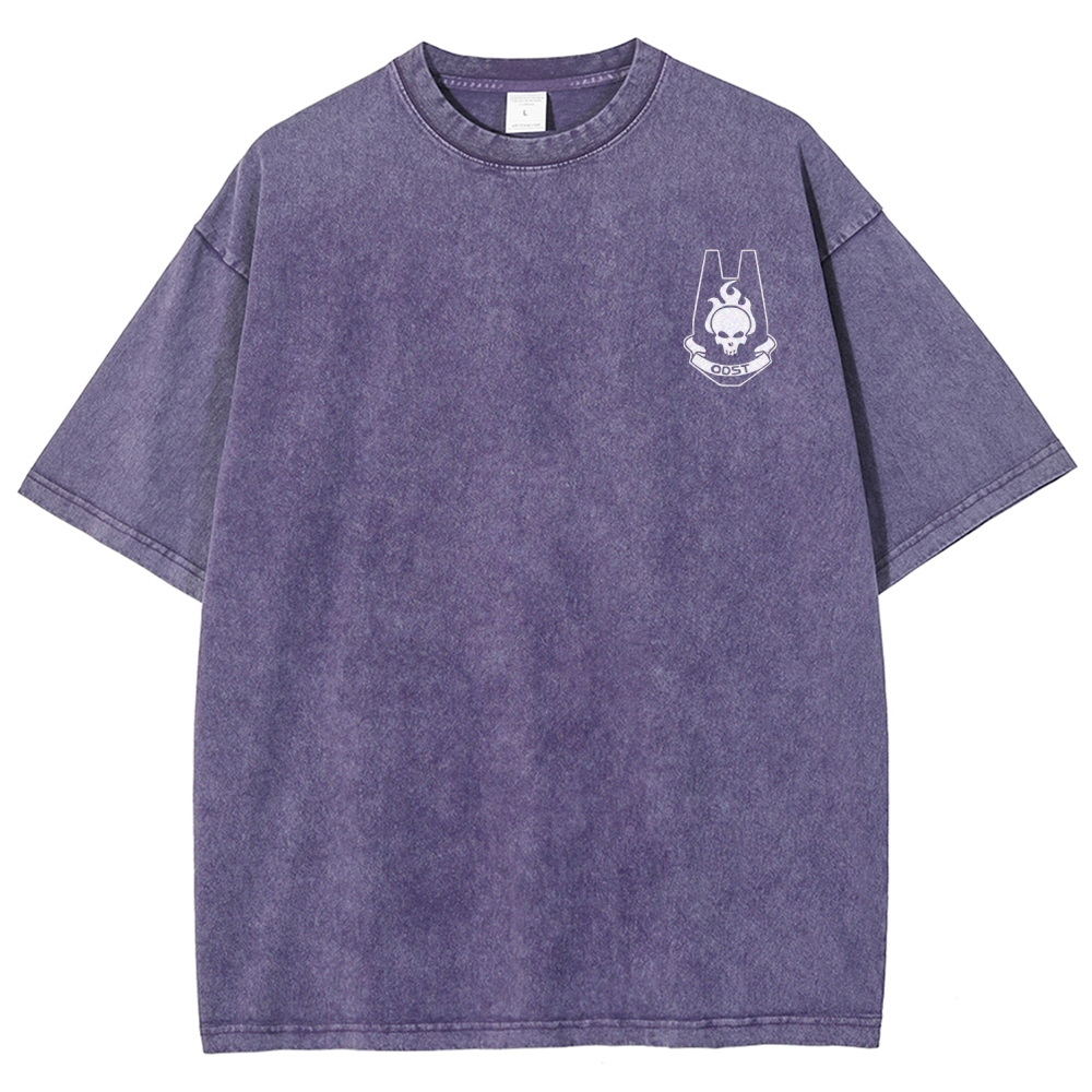 Halo Helljumpers Printed Unisex Washed T-Shirt