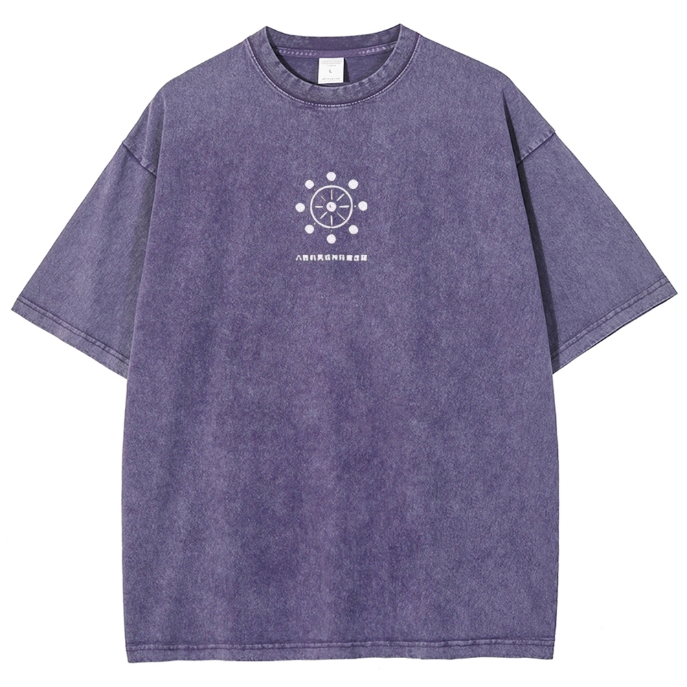 Jujutsu Kaisen Adapt or Die Printed Unisex Washed T-Shirt
