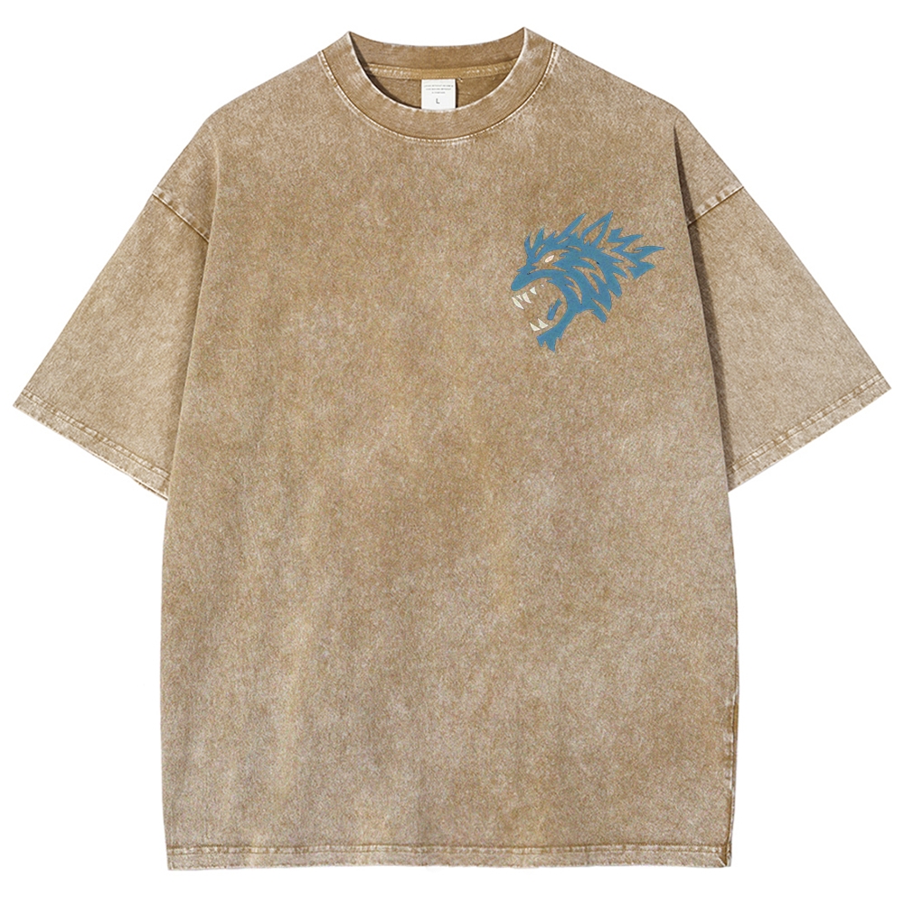Warhammer 40K Space Wolves Printed Unisex Washed T-Shirt