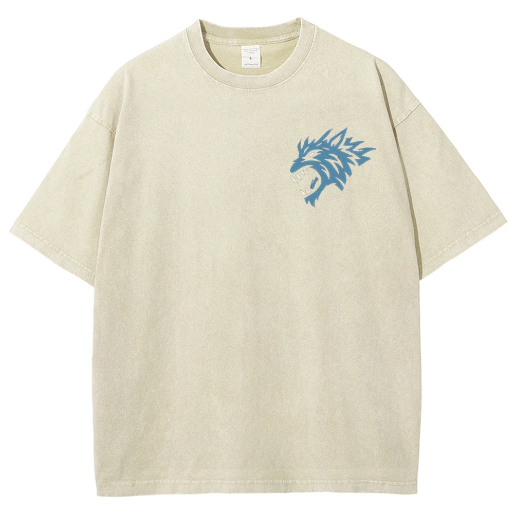 Warhammer 40K Space Wolves Printed Unisex Washed T-Shirt