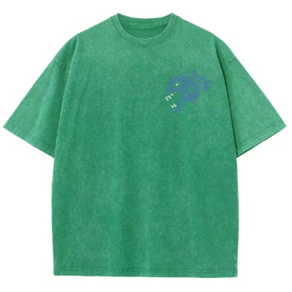 Warhammer 40K Space Wolves Printed Unisex Washed T-Shirt