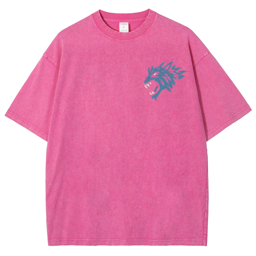 Warhammer 40K Space Wolves Printed Unisex Washed T-Shirt