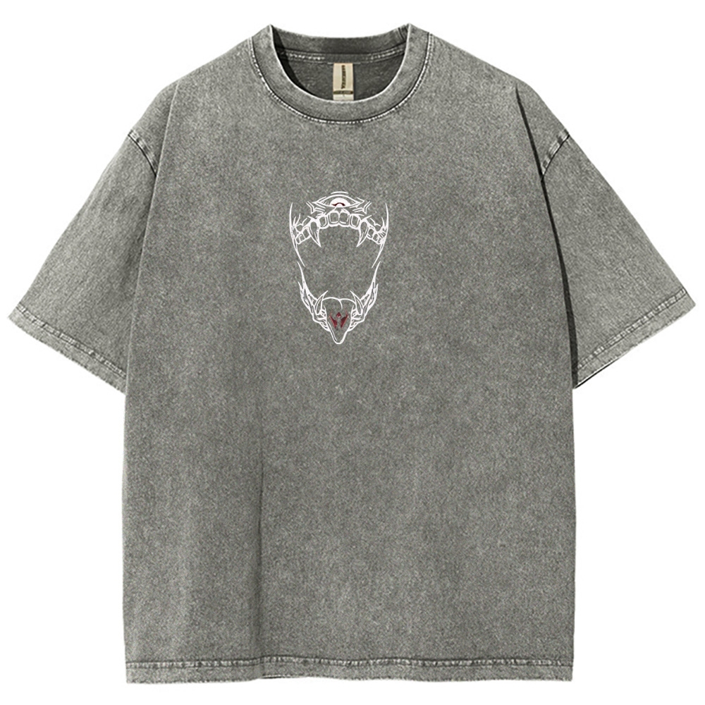 Jujutsu Kaisen Ryomen Sukuna Printed Unisex Washed T-Shirt