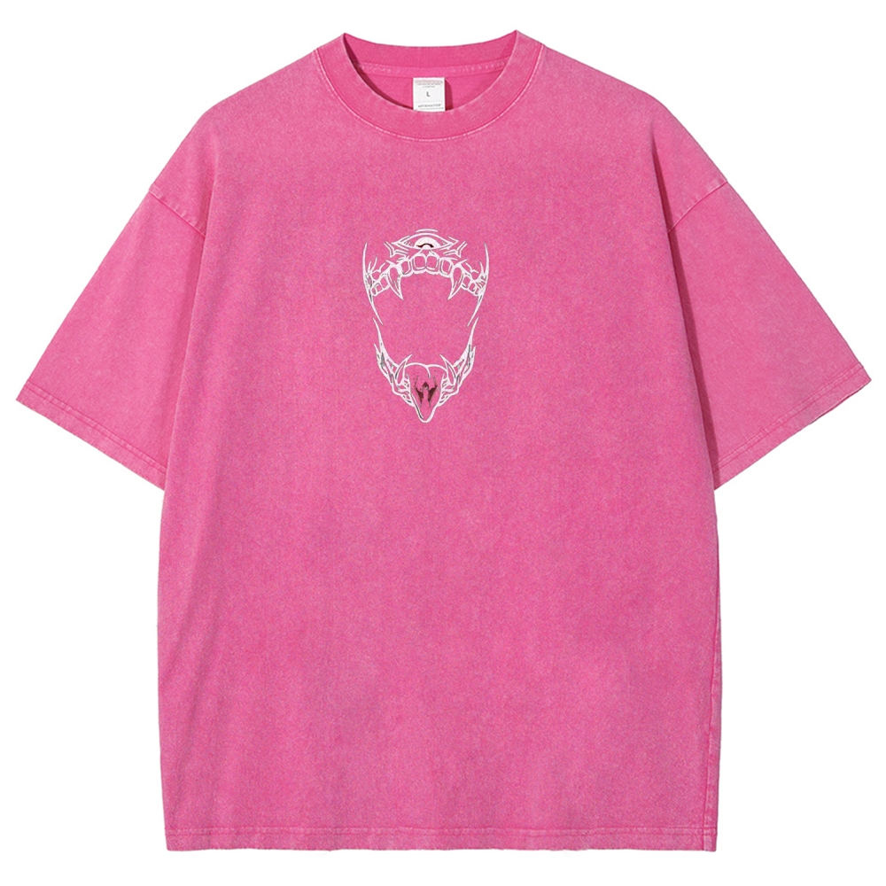 Jujutsu Kaisen Ryomen Sukuna Printed Unisex Washed T-Shirt