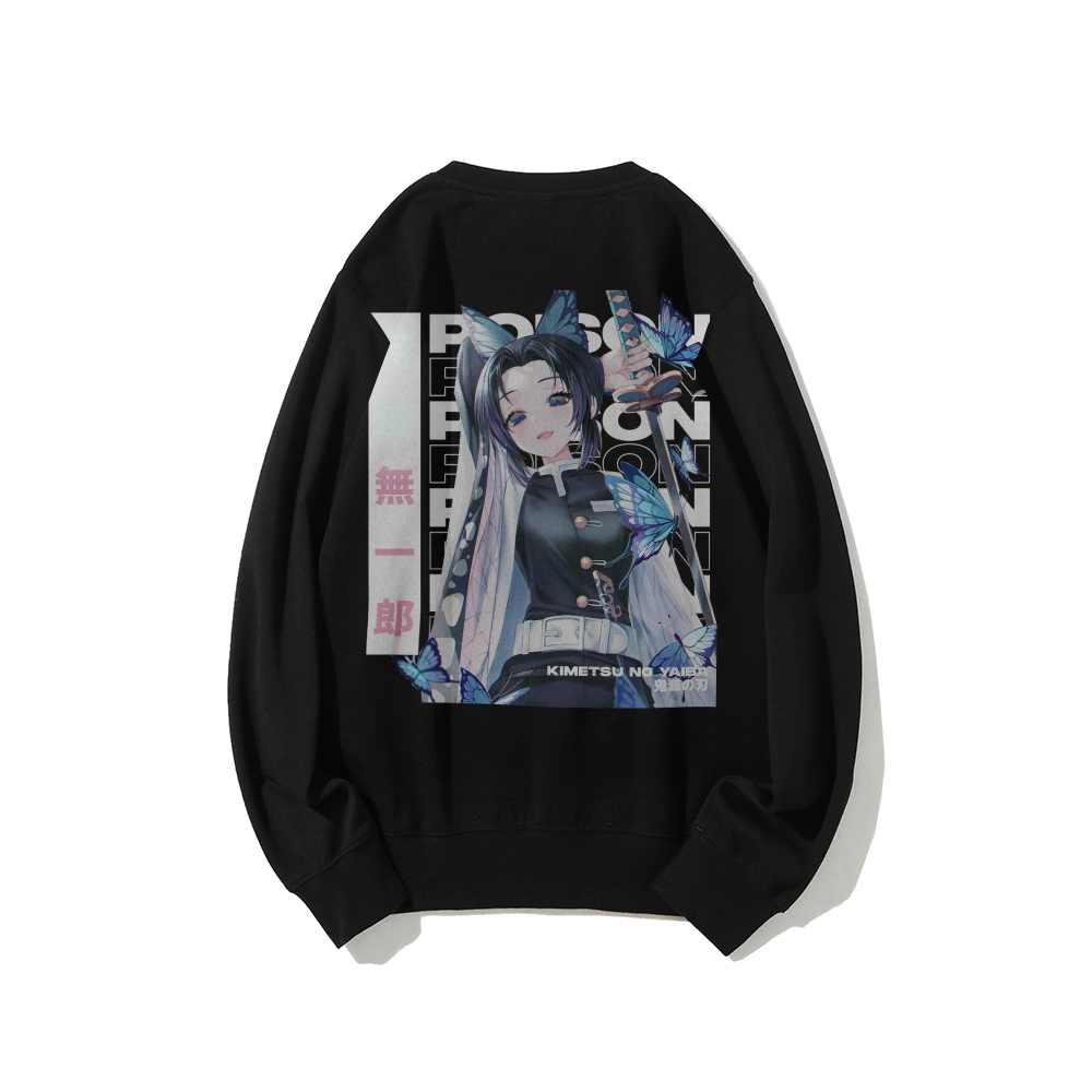 Shinobu Kochō Demon Slayer Casual Crewneck Sweatshirt