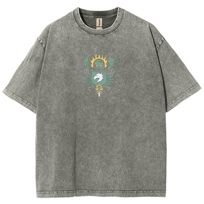 Warhammer 40K Salamanders Printed Unisex Washed T-Shirt