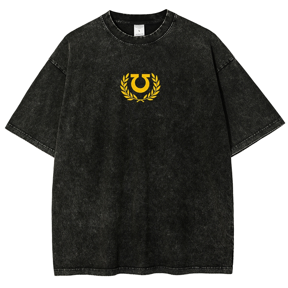 Warhammer 40k Ultramarines Printed Unisex Washed T-Shirt