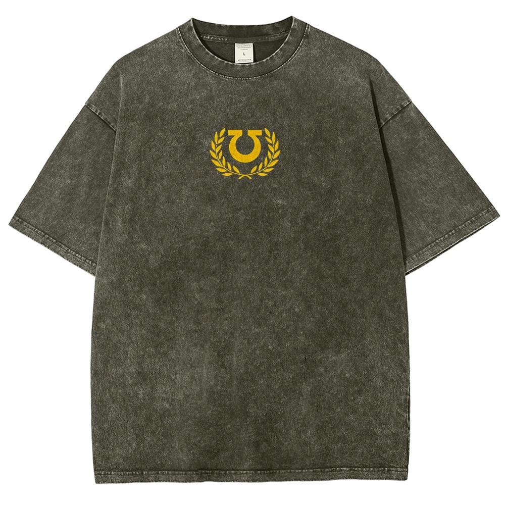Warhammer 40k Ultramarines Printed Unisex Washed T-Shirt