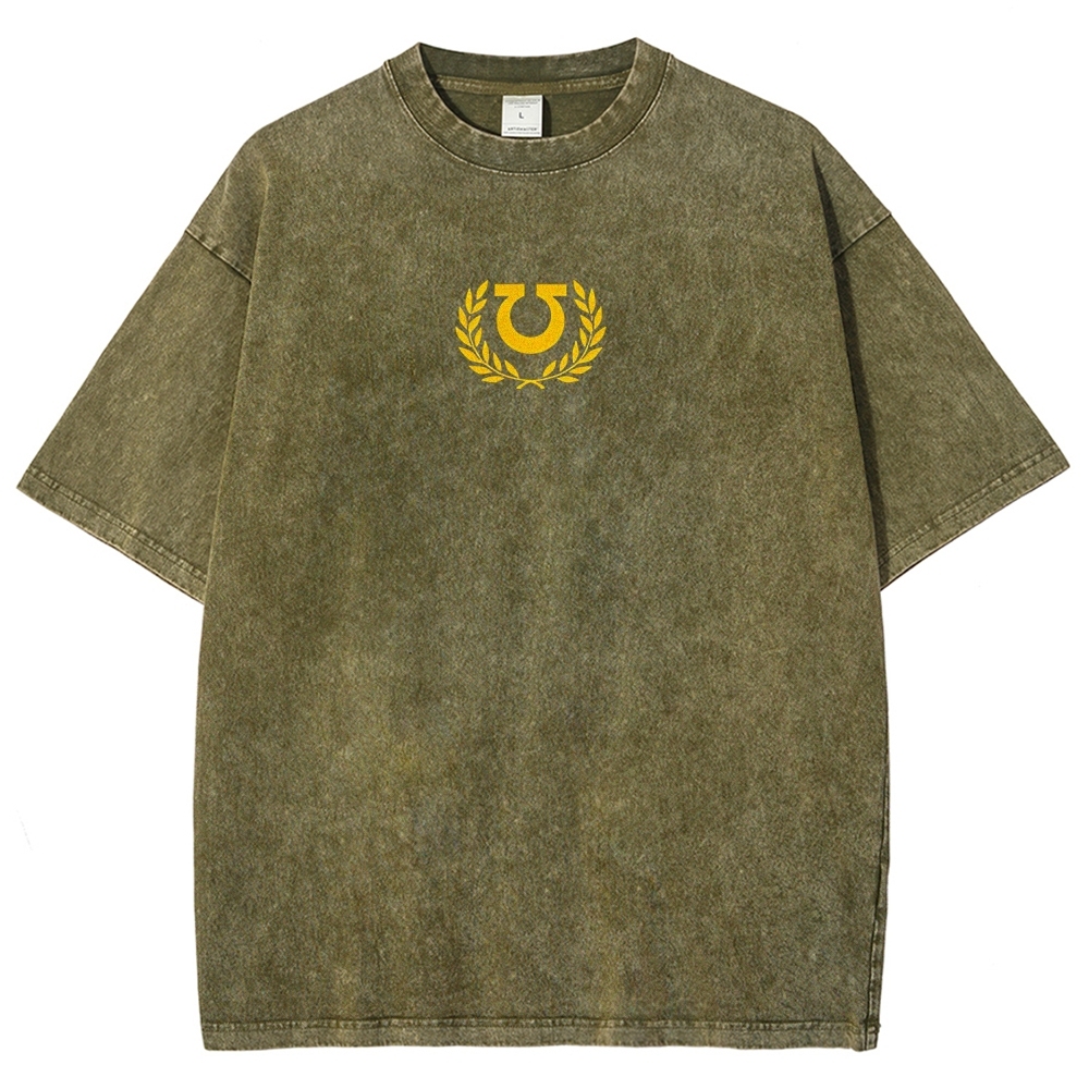 Warhammer 40k Ultramarines Printed Unisex Washed T-Shirt