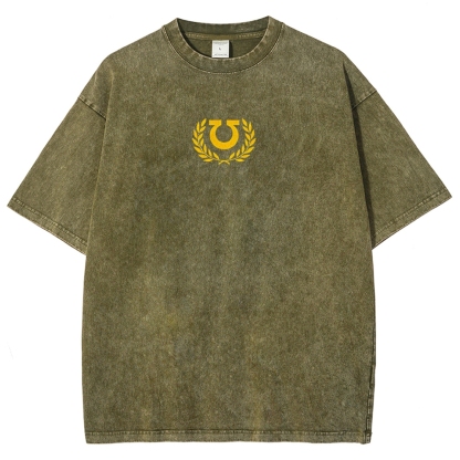 Warhammer 40k Ultramarines Printed Unisex Washed T-Shirt