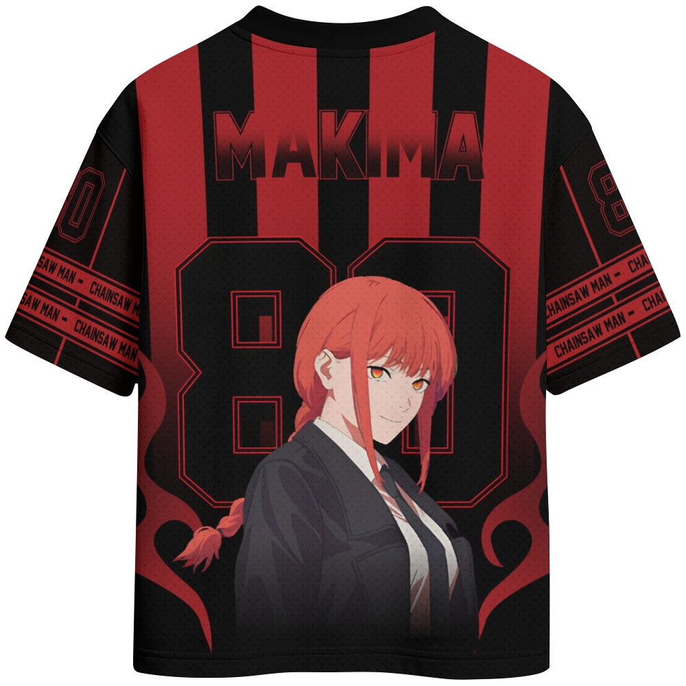 Chainsaw Man Crew Neck Football Jersey 2603009447
