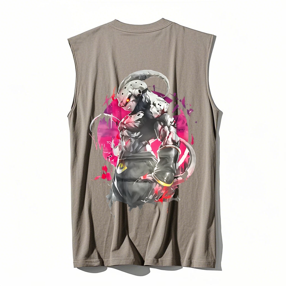 Dragon Ball Z Majin Buu Printed Cotton Men's Tank
