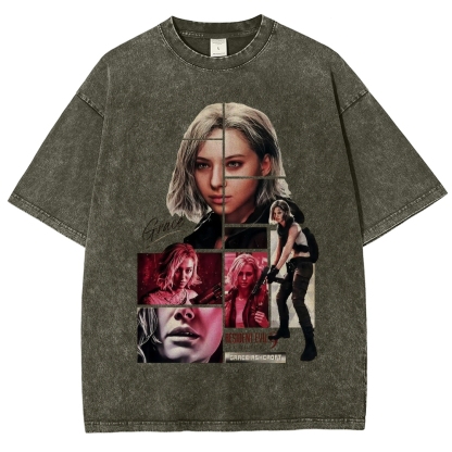 Resident Evil Unisex Fit Washed T-Shirt 
