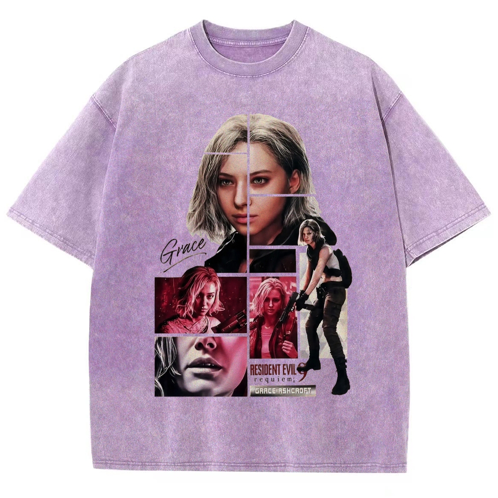 Resident Evil Unisex Fit Washed T-Shirt 