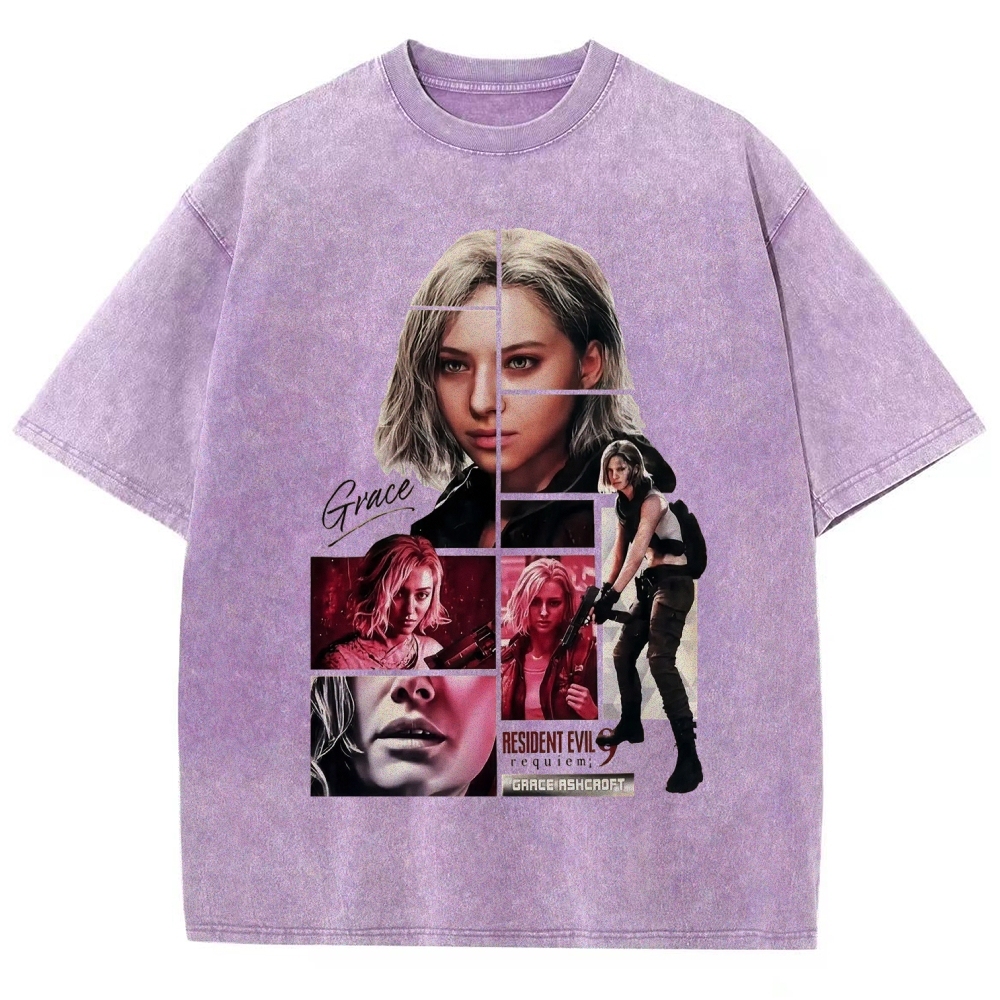 Resident Evil Unisex Fit Washed T-Shirt 