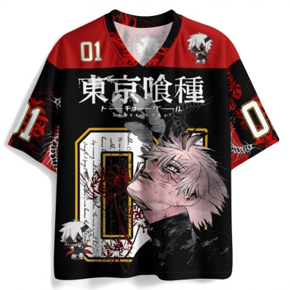 Tokyo Ghoul Football Jersey Mesh Shirts