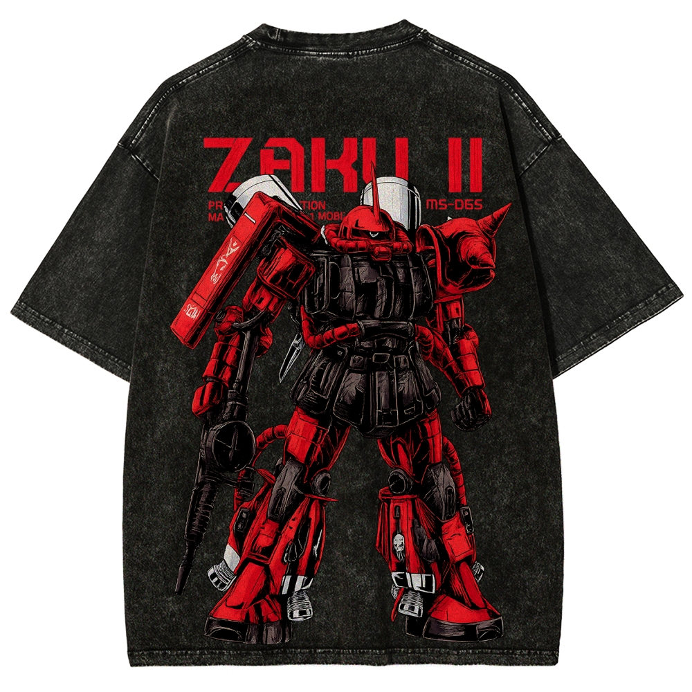 Gundam Vintage Unisex Washed T-Shirt