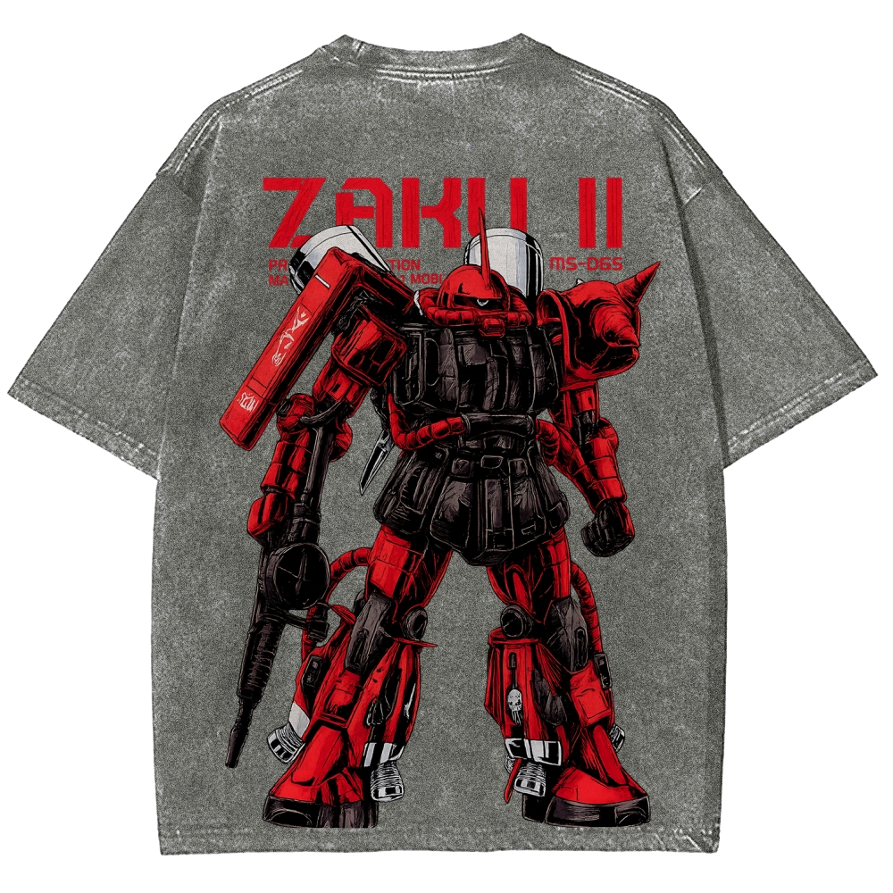 Gundam Vintage Unisex Washed T-Shirt