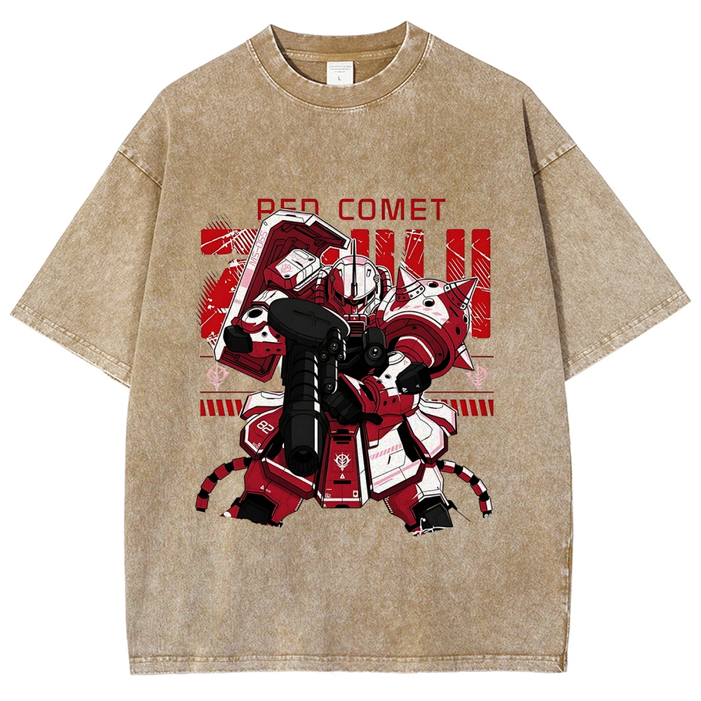 Gundam Vintage Unisex Washed T-Shirt