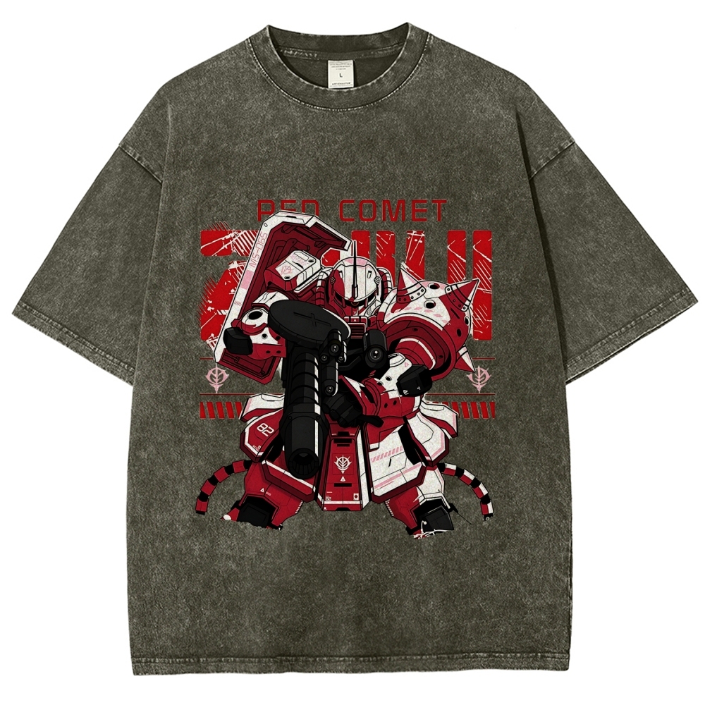 Gundam Vintage Unisex Washed T-Shirt