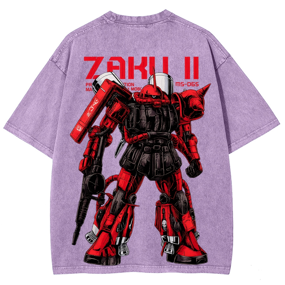 Gundam Vintage Unisex Washed T-Shirt