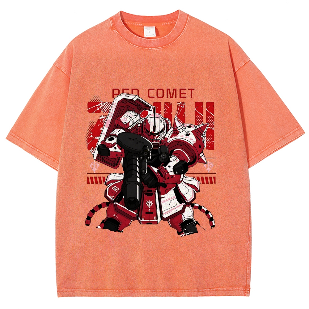 Gundam Vintage Unisex Washed T-Shirt