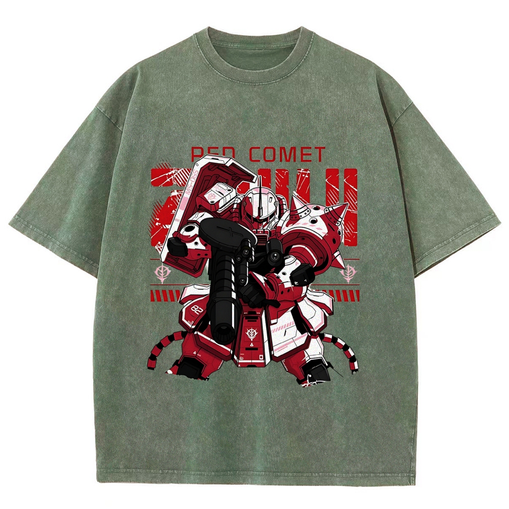 Gundam Vintage Unisex Washed T-Shirt