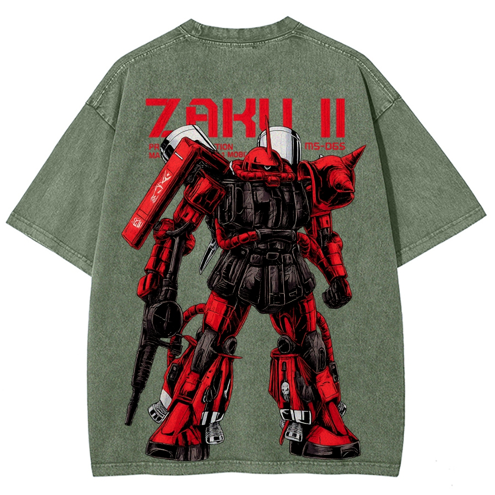 Gundam Vintage Unisex Washed T-Shirt