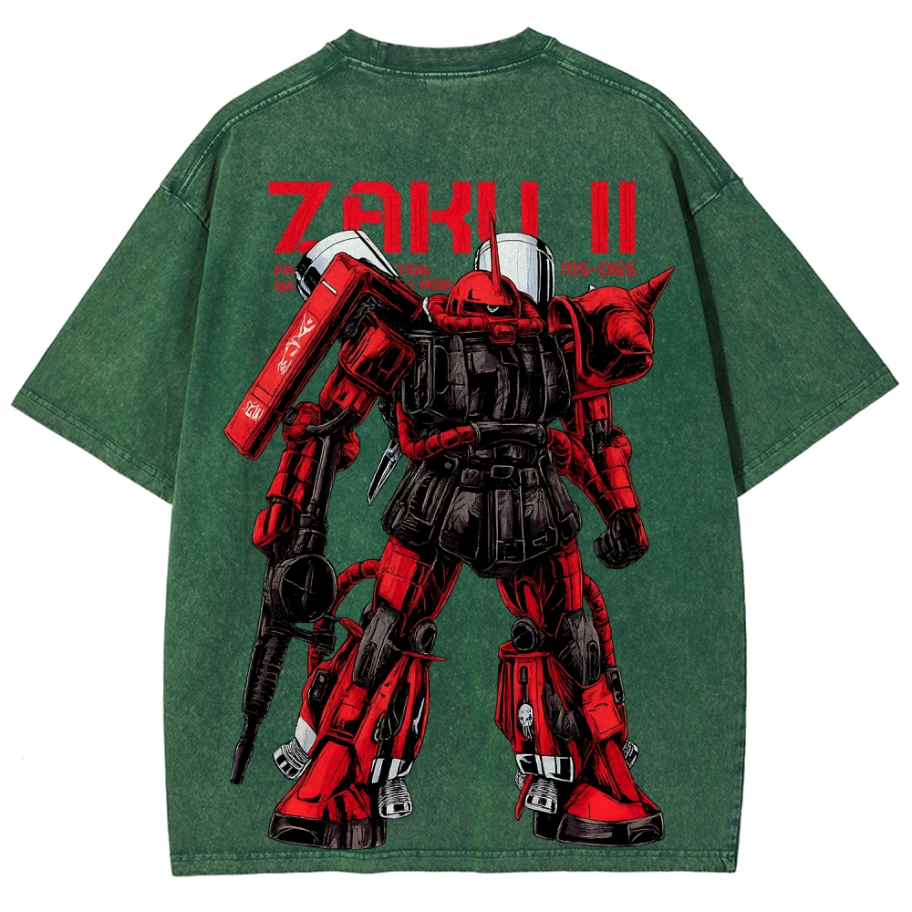 Gundam Vintage Unisex Washed T-Shirt