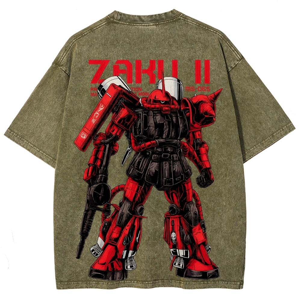 Gundam Vintage Unisex Washed T-Shirt