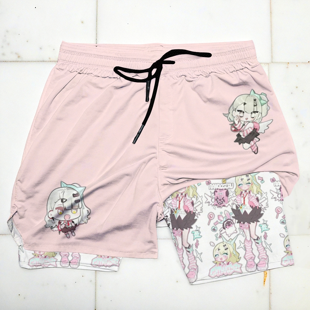 SUNNA Zenless Zone Zero Print Fitness Shorts