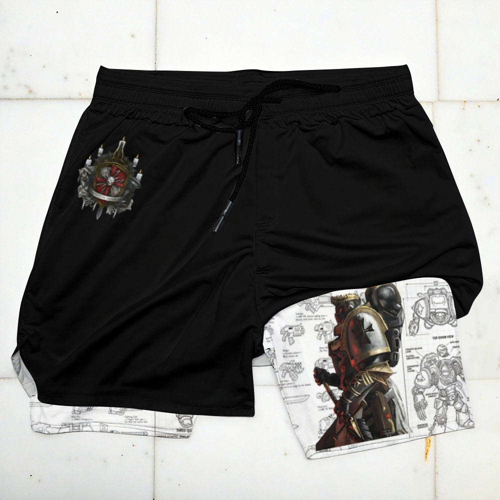 Warhammer 40K Print Fitness Shorts 2603012628