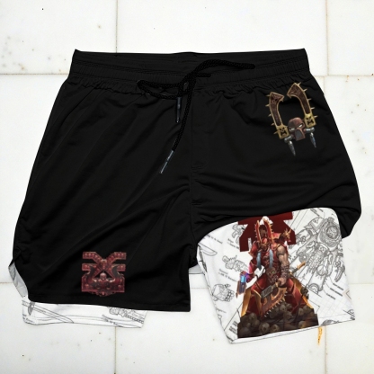 Warhammer 40K Print Fitness Shorts 2603012658