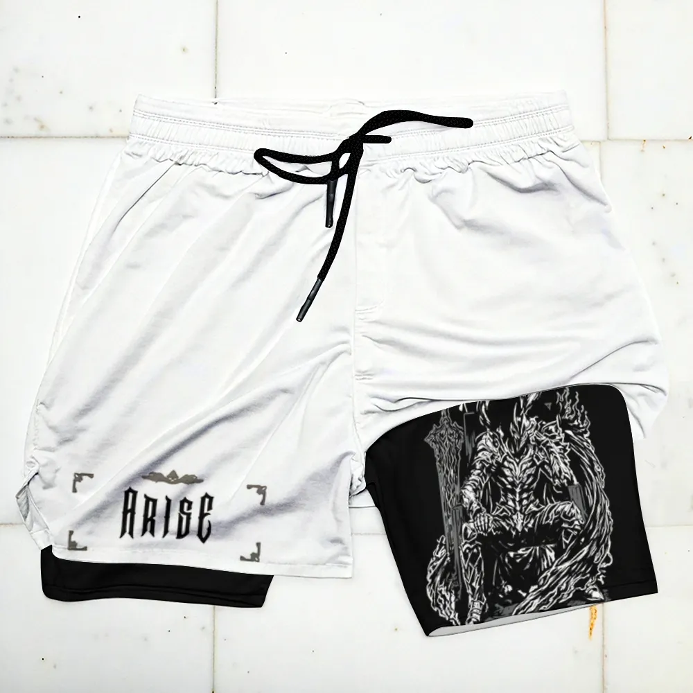 Solo Leveling Print Men's Fitness Shorts 2603013277