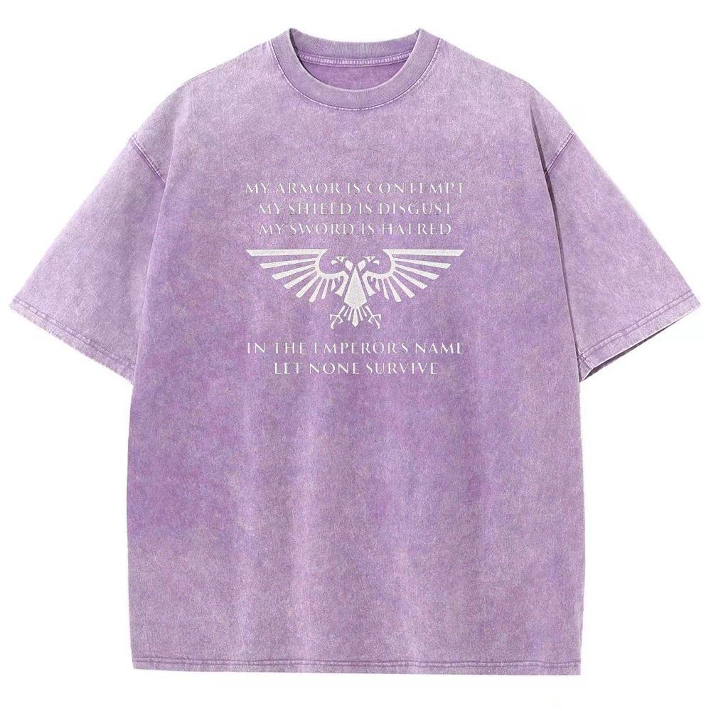 Warhammer 40K Space Wolves Printed Unisex Washed T-Shirt