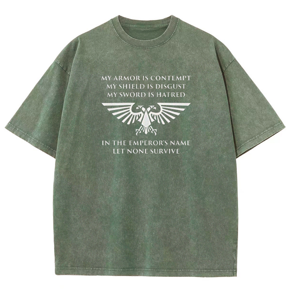Warhammer 40K Space Wolves Printed Unisex Washed T-Shirt