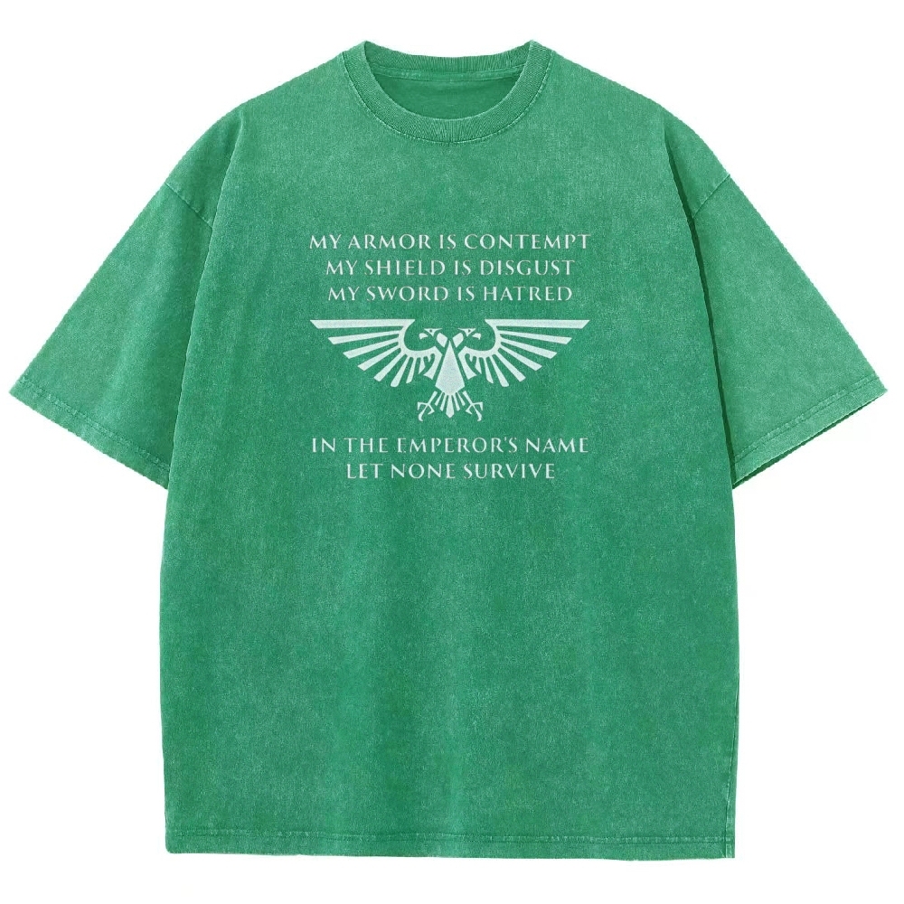Warhammer 40K Space Wolves Printed Unisex Washed T-Shirt