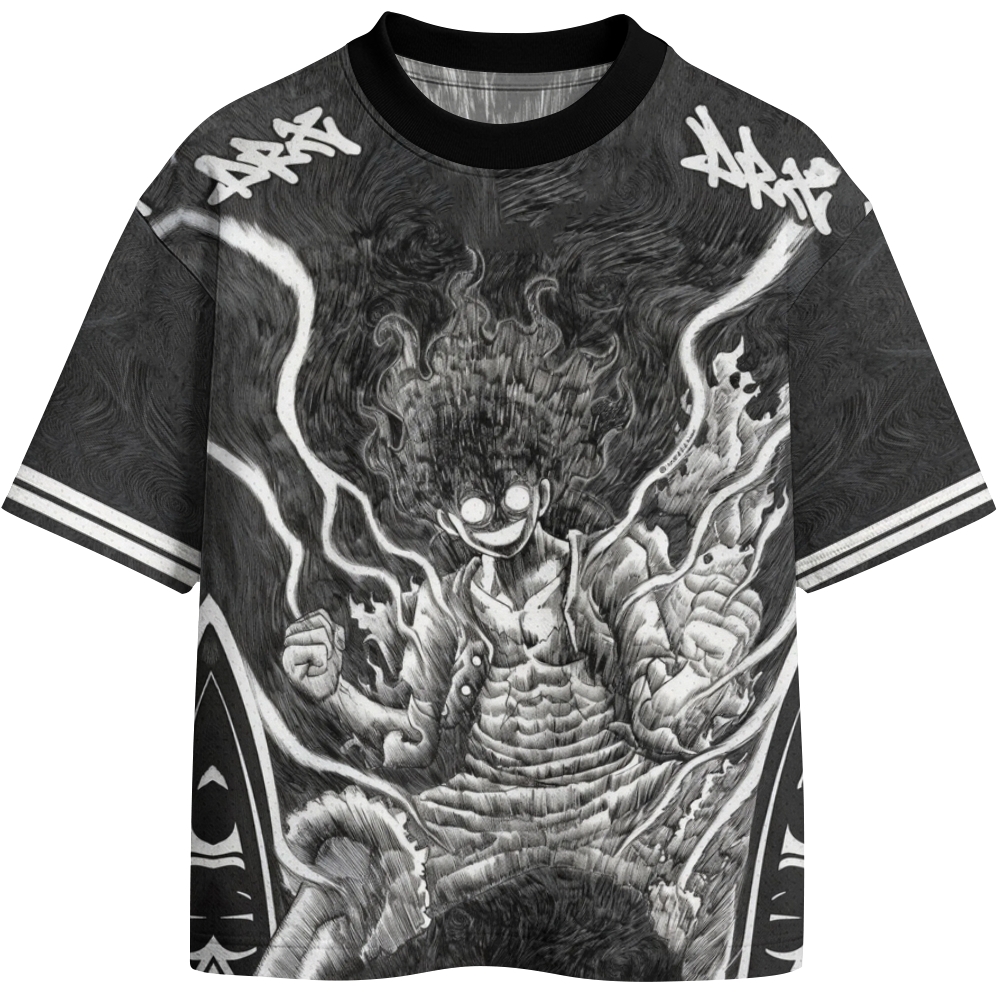 One Piece Crew Neck Mesh Jersey 