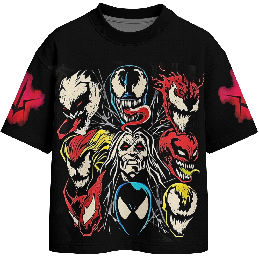 Spider Man Crew Neck Mesh Jersey