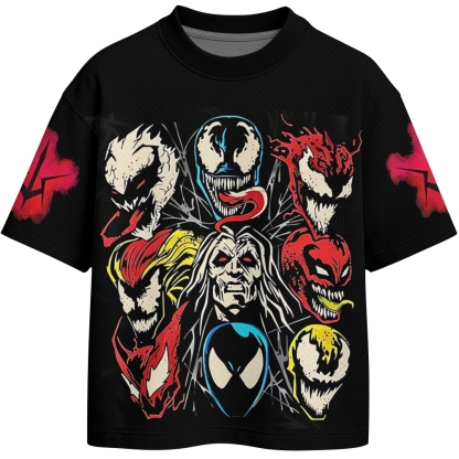 Spider Man Crew Neck Mesh Jersey 