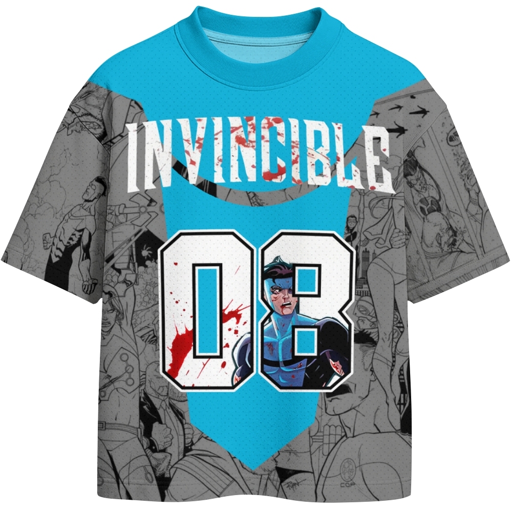Invincible Crew Neck Mesh Jersey