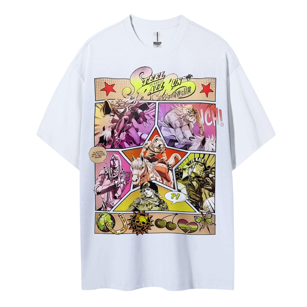 Jojo’s Bizarre Adventure Unisex Cotton T-Shirt 
