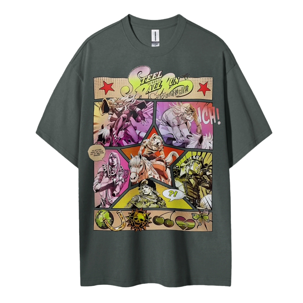Jojo’s Bizarre Adventure Unisex Cotton T-Shirt 