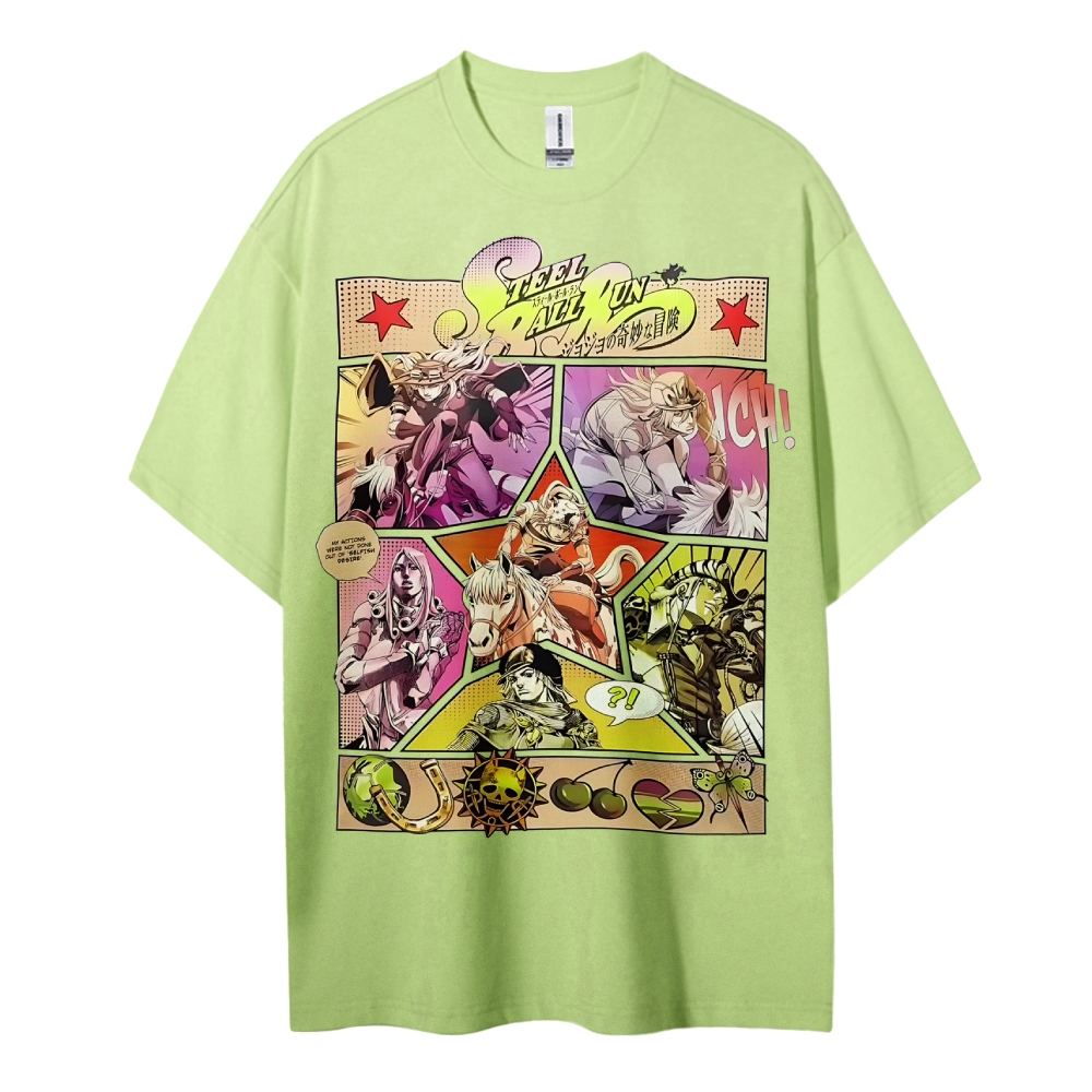 Jojo’s Bizarre Adventure Unisex Cotton T-Shirt 