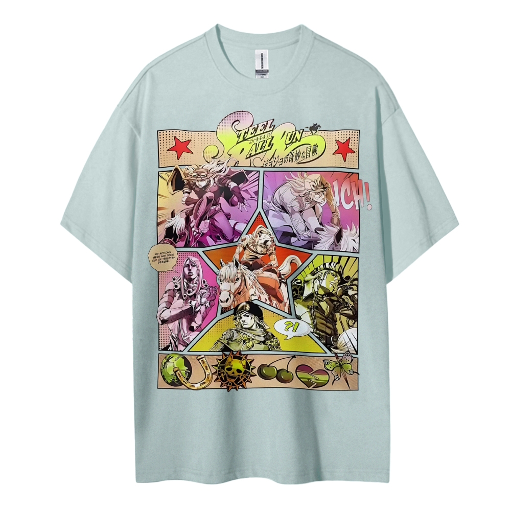 Jojo’s Bizarre Adventure Unisex Cotton T-Shirt 