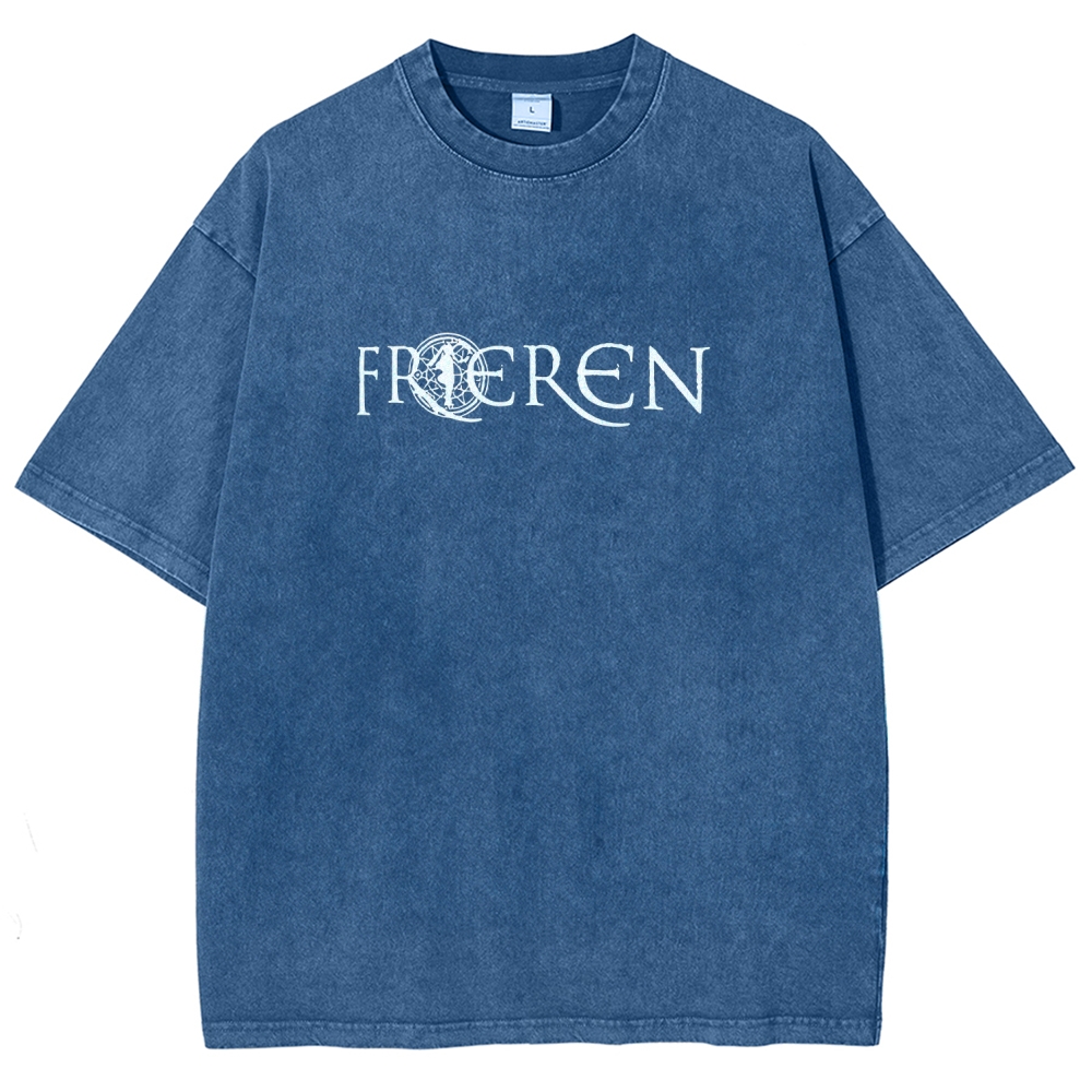 Frieren: Beyond Journey's End Printed Unisex Washed T-Shirt
