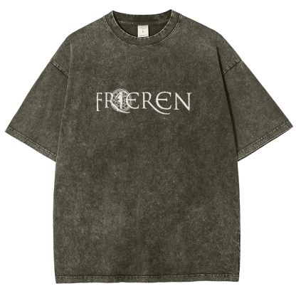 Frieren: Beyond Journey's End Printed Unisex Washed T-Shirt