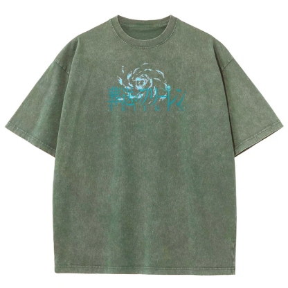 Frieren: Beyond Journey's End Printed Unisex Washed T-Shirt