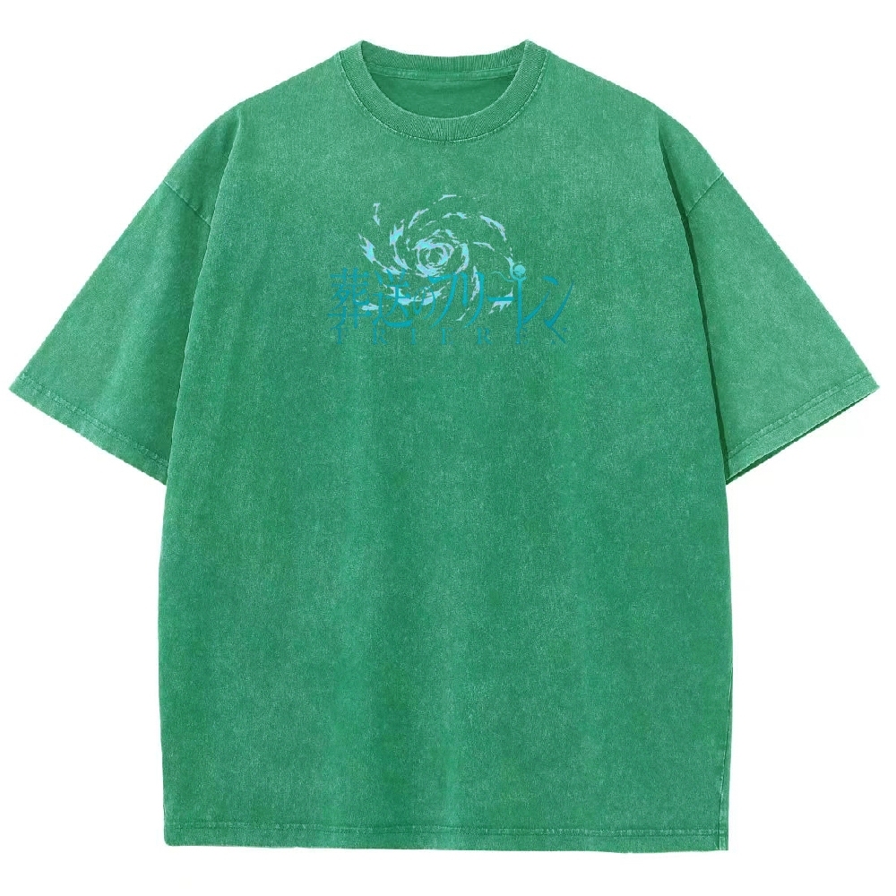 Frieren: Beyond Journey's End Printed Unisex Washed T-Shirt